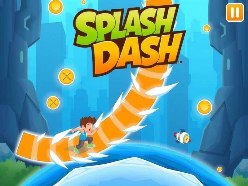 Colorful Splash Dash gameplay with water effects Splash Dash Gameplay Screenshot