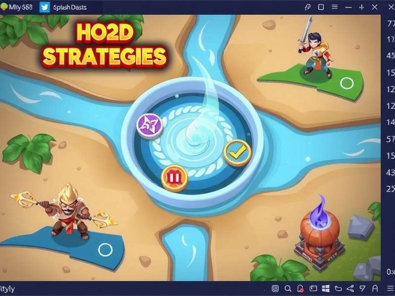 Visual representation of regional gameplay techniques Splash Dash Indian Player Strategies