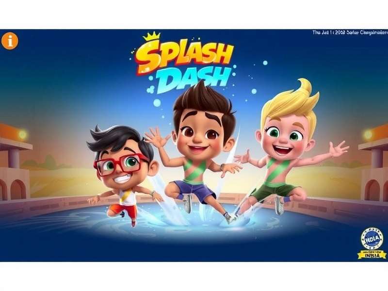 Players competing in SDIC finals Splash Dash India Championship